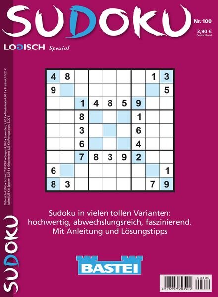 Sudoku Logisch Spezial – Nr 100 2022 Cover