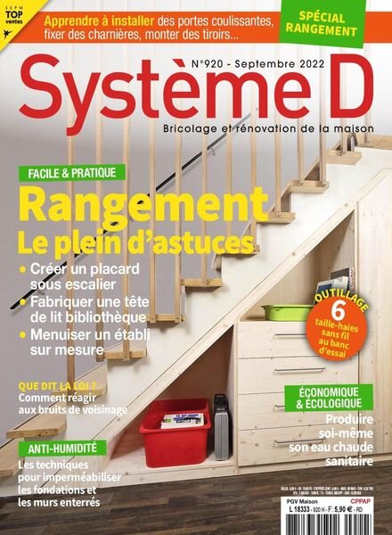 Systeme D – aout 2022 Cover