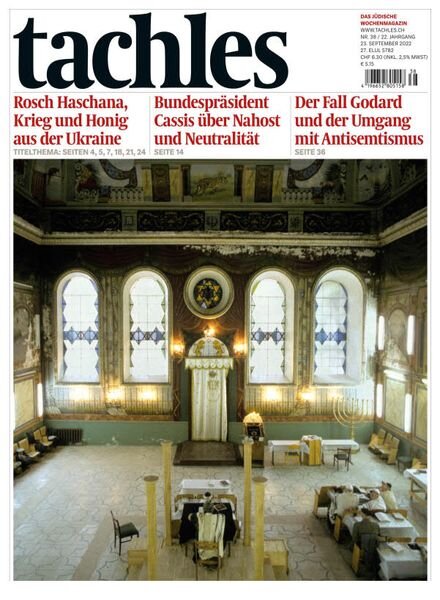 tachles – 23 September 2022 Cover