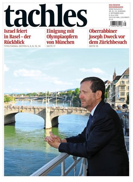 tachles – September 2022 Cover