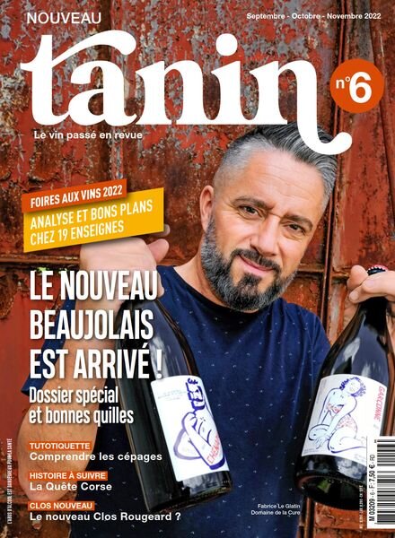 Tanin – aout 2022 Cover