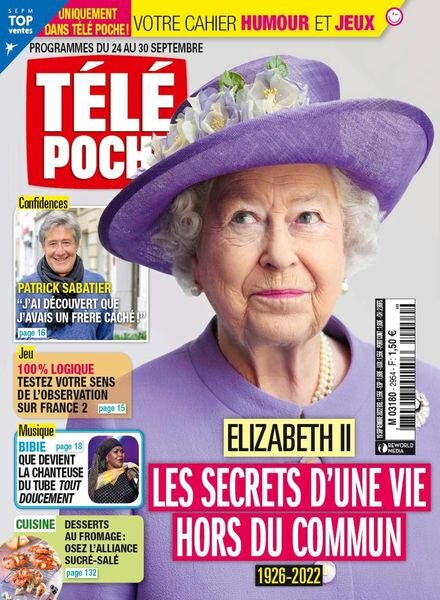 Tele Poche – 19 septembre 2022 Cover