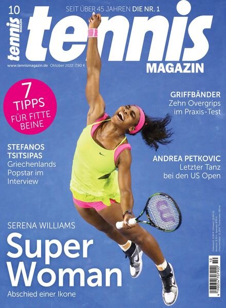 tennis Magazin – Oktober 2022 Cover