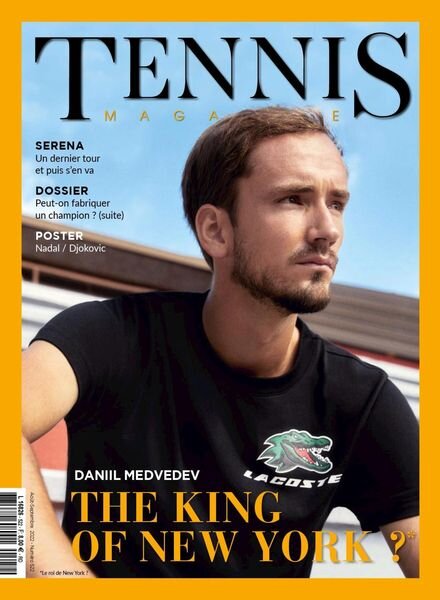 Tennis Magazine – aout 2022 Cover