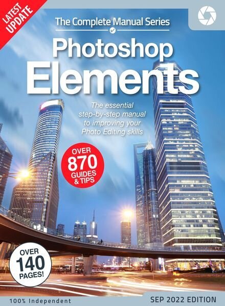 The Complete Photoshop Elements Manual – September 2022 Cover