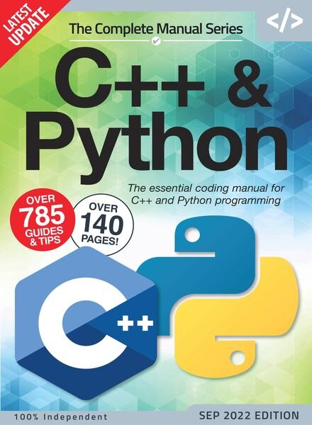 The Complete Python & C++ Manual – September 2022 Cover