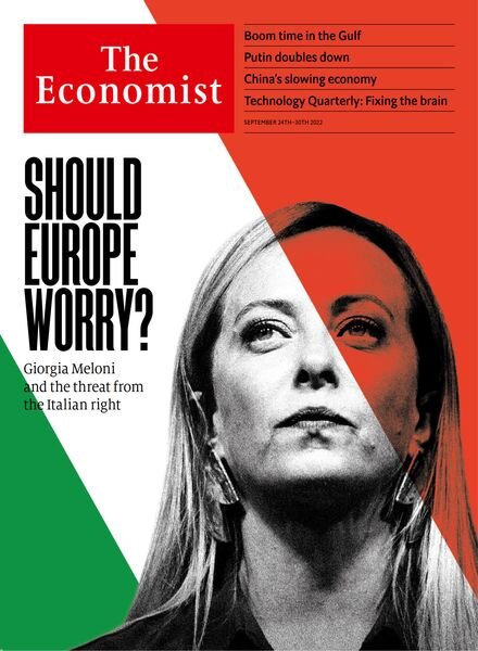 The Economist Continental Europe Edition – September 24 2022 Cover