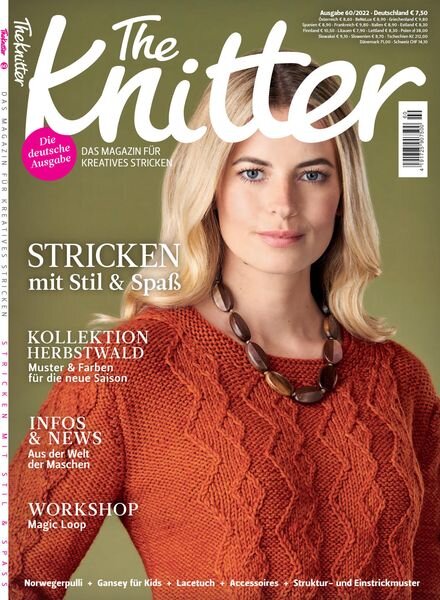The Knitter Germany – Nr 60 2022 Cover