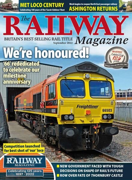 The Railway Magazine – September 2022 Cover