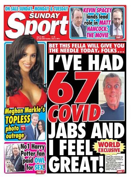 The Sunday Sport – June 05, 2021 Cover