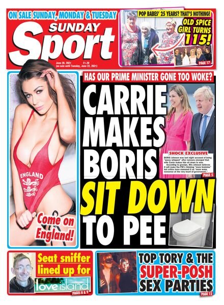 The Sunday Sport – June 19, 2021 Cover