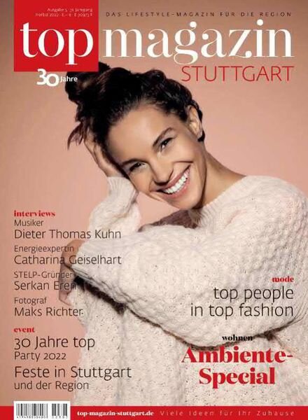 Top Magazin Stuttgart – September 2022 Cover