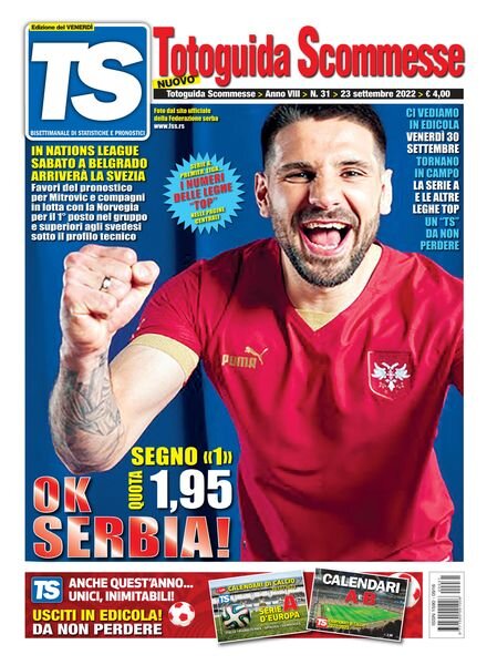 Totoguida Scommesse – 23 Settembre 2022 Cover