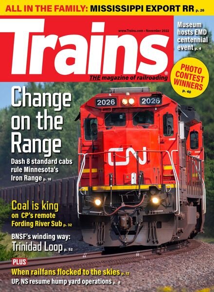 Trains – November 2022 Cover