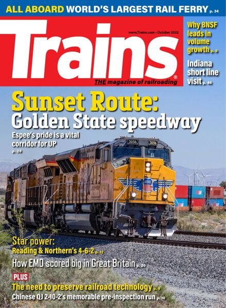 Trains – October 2022 Cover