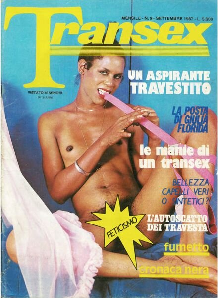 Transex – N 9 September 1987 Cover