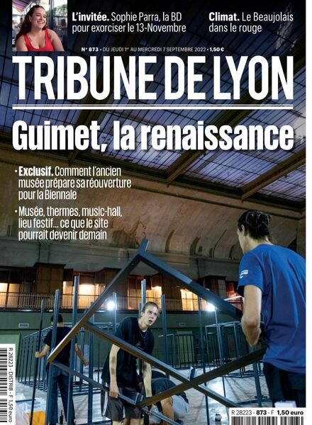 Tribune de Lyon – 1er Septembre 2022 Cover