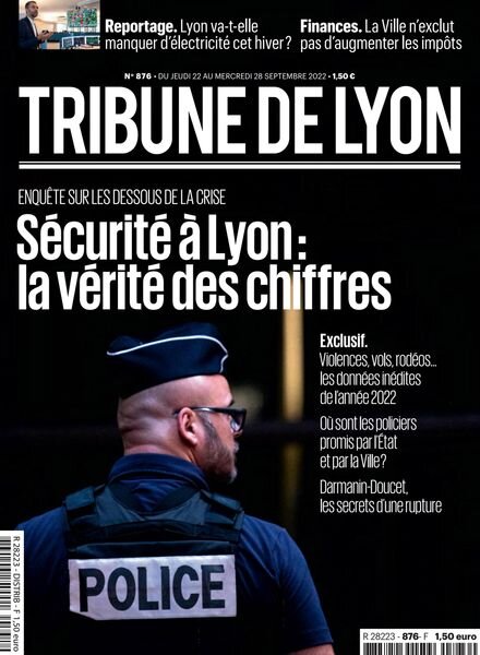 Tribune de Lyon – 22 Septembre 2022 Cover