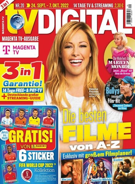 TV DIGITAL Entertain – 16 September 2022 Cover