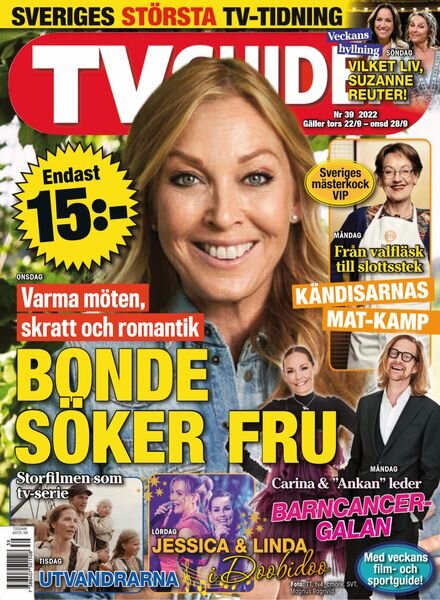 TV-guiden – 22 september 2022 Cover