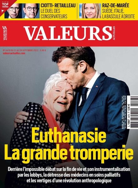 Valeurs actuelles – 22 septembre 2022 Cover