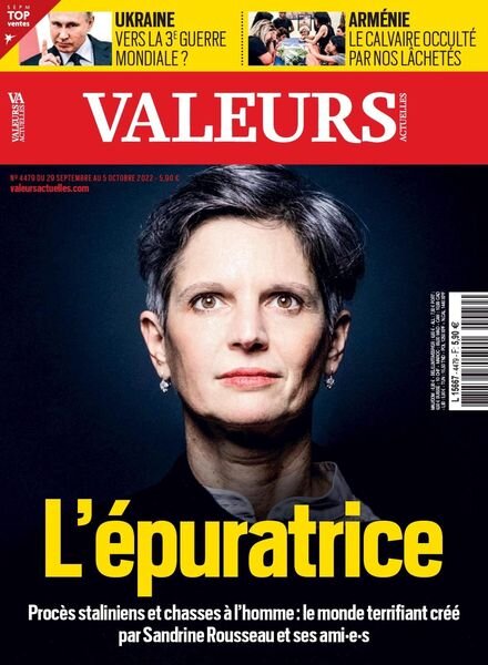 Valeurs actuelles – 29 septembre 2022 Cover
