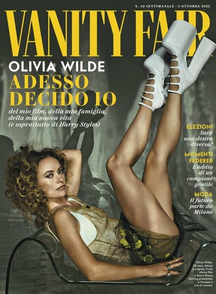 Vanity Fair Italia – 05 ottobre 2022 Cover