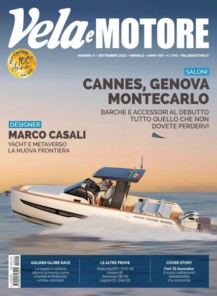 Vela e Motore – settembre 2022 Cover