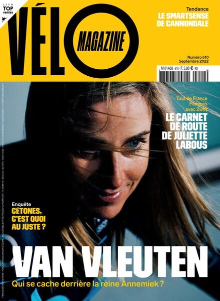 Velo Magazine – Septembre 2022 Cover