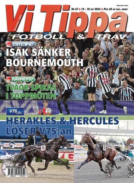 Vi Tippa – 13 september 2022 Cover