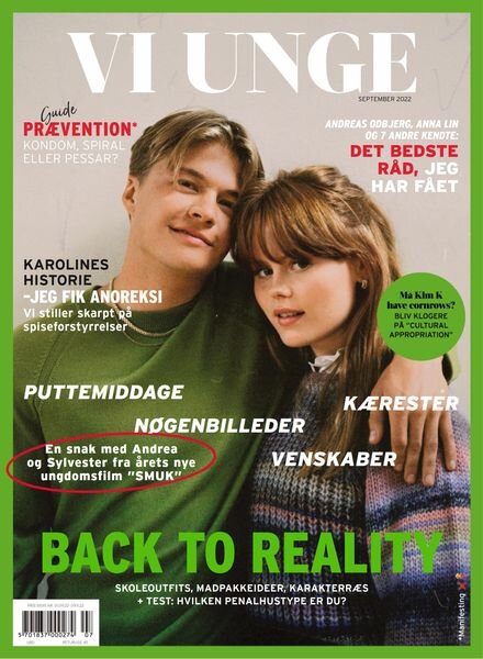 Vi Unge – september 2022 Cover