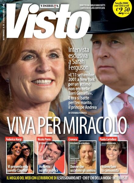 Visto – 08 settembre 2022 Cover