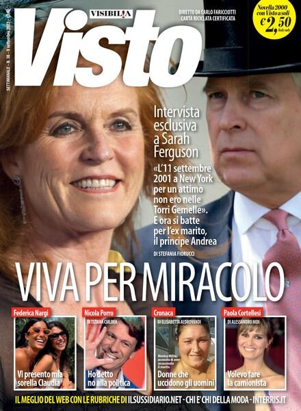 Visto – 8 Settembre 2022 Cover
