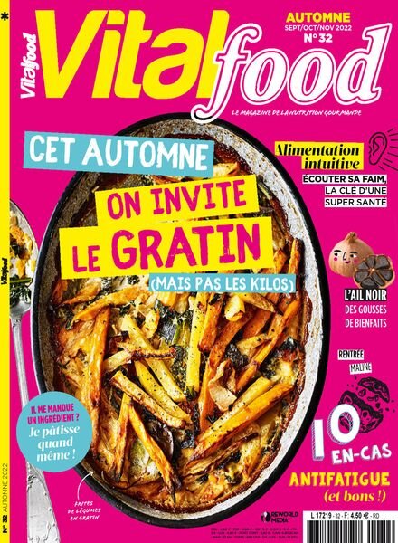 Vital Food – septembre 2022 Cover