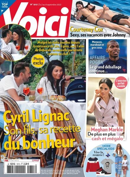 Voici – 2 Septembre 2022 Cover
