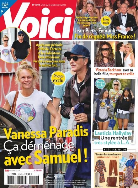 Voici – 9 Septembre 2022 Cover