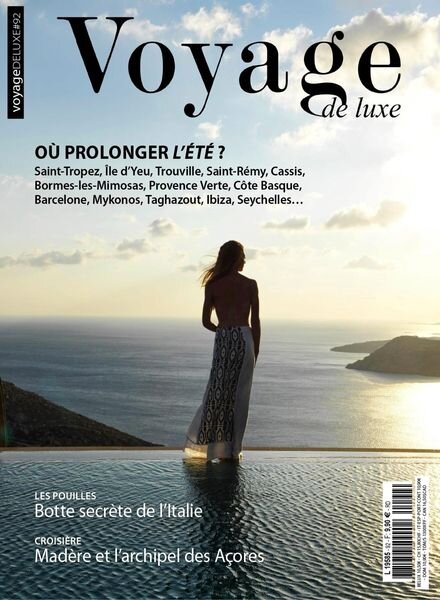 Voyage de Luxe – juillet 2022 Cover