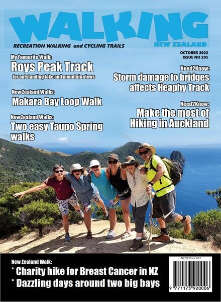 Walking New Zealand – October 2022 Cover