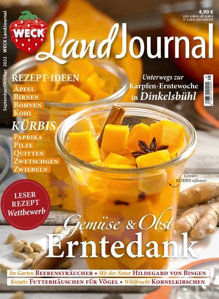 Weck LandJournal – September 2022 Cover