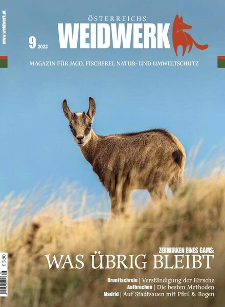 WEIDWERK – September 2022 Cover