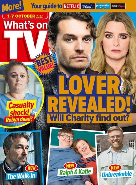 What’s on TV – 01 October 2022 Cover