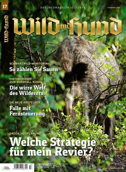 Wild und Hund – September 2022 Cover