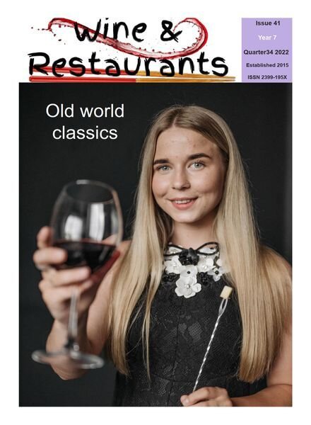 Wine & Restaurants Magazine – August 2022 Cover