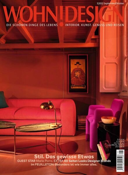 Wohn!Design – August 2022 Cover