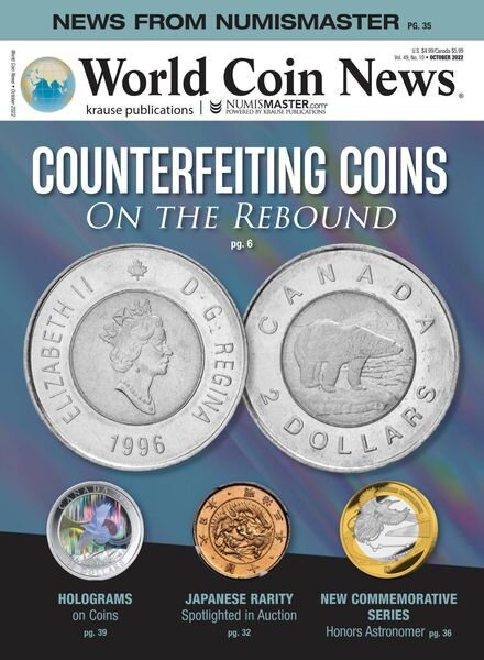 World Coin News – October 2022 Cover