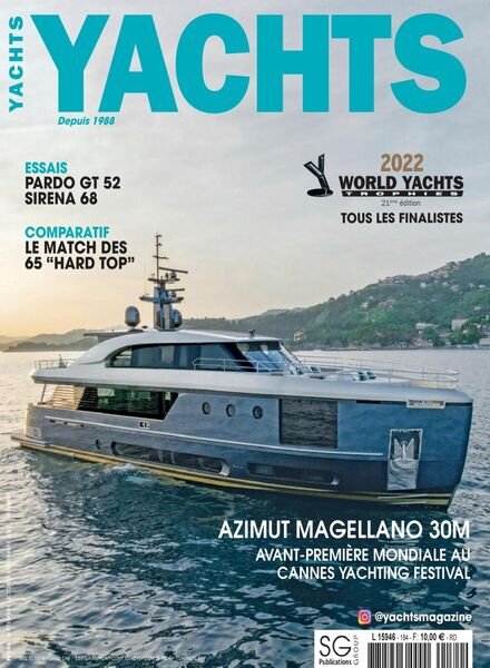 Yachts France – Septembre-Novembre 2022 Cover