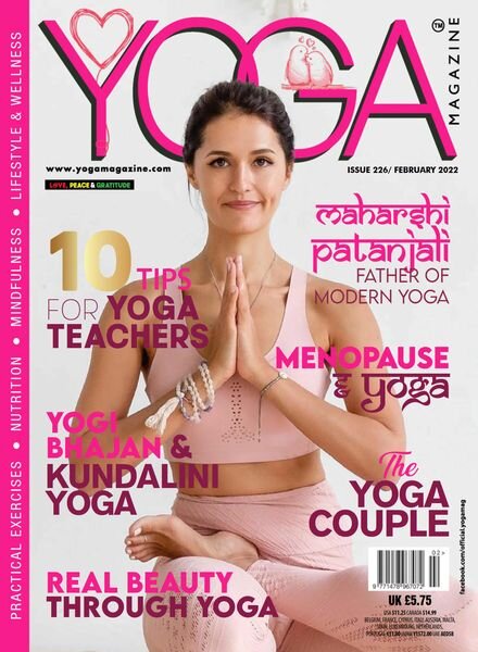 Yoga Magazine – Issue 226 – February 2022 Cover
