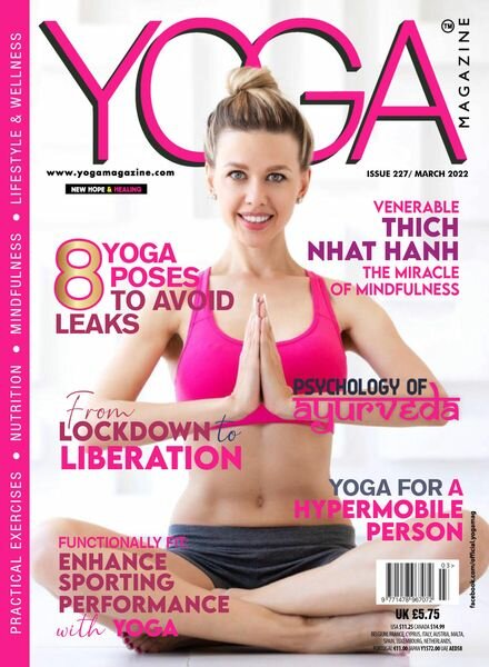 Yoga Magazine – Issue 227 – March 2022 Cover