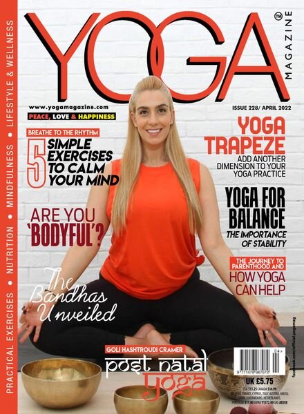 Yoga Magazine – Issue 228 – April 2022 Cover