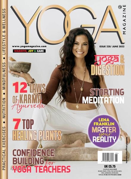 Yoga Magazine – Issue 230 – June 2022 Cover